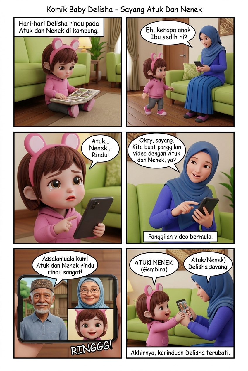 Baby Delisha comic