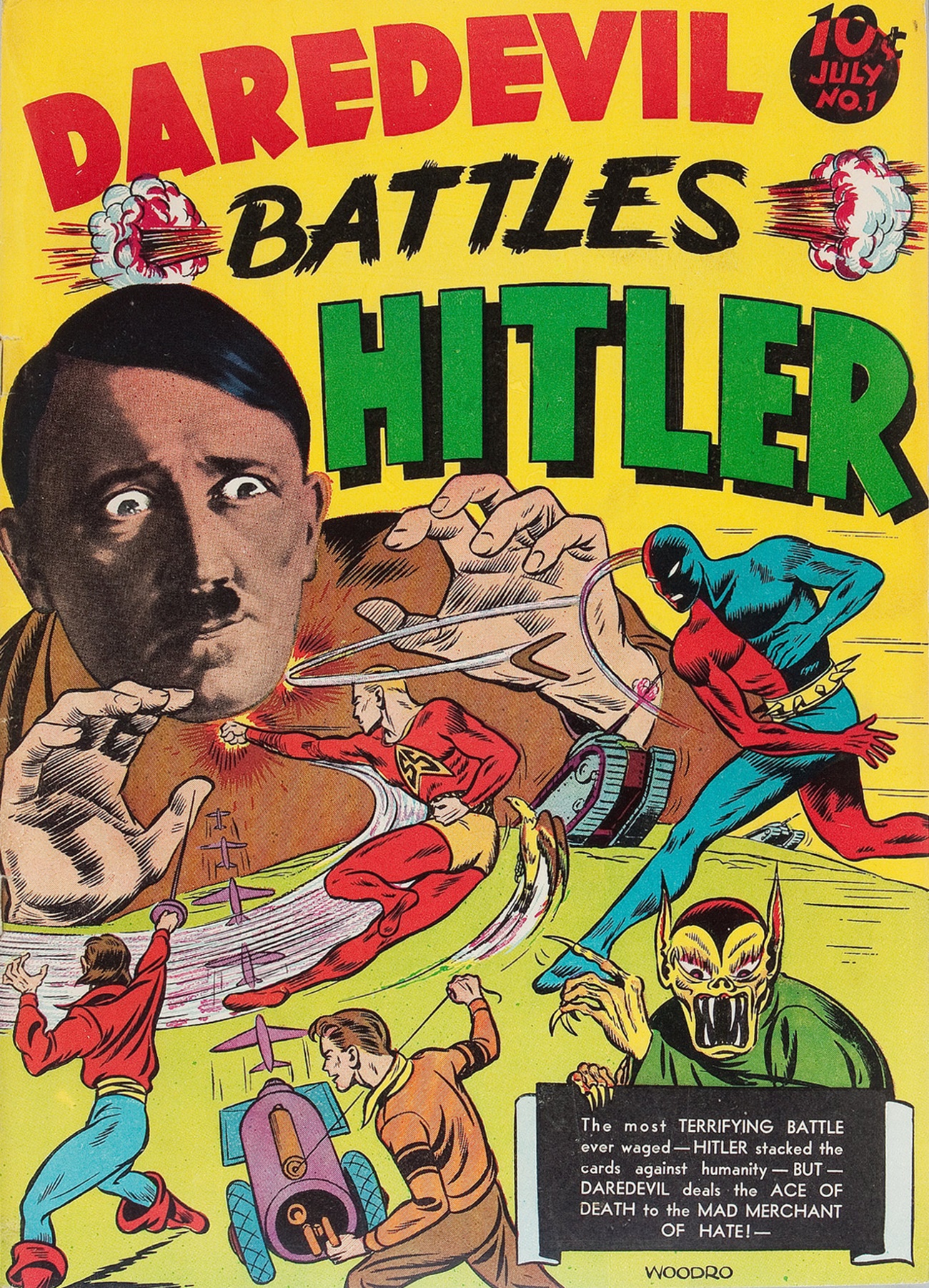 Daredevil Comics #1 - Daredevil Battles Hitler (1941)